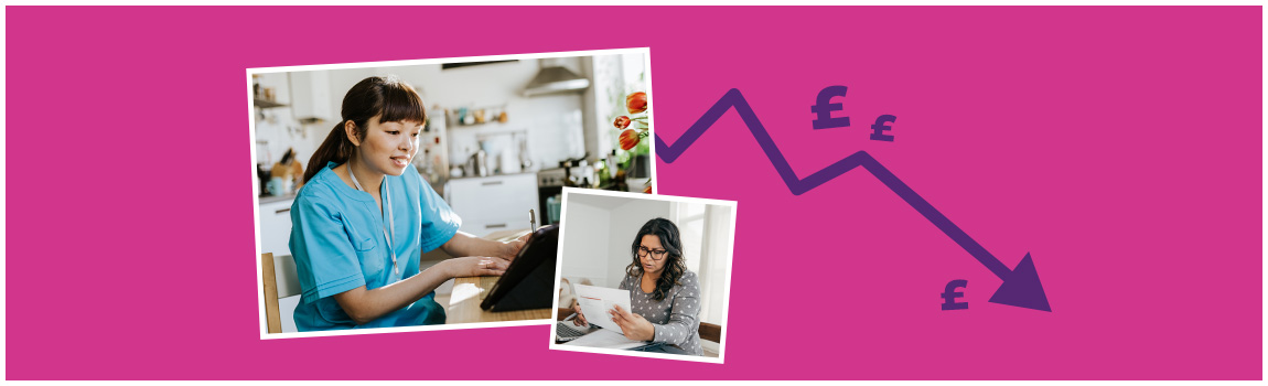 Household incomes declining