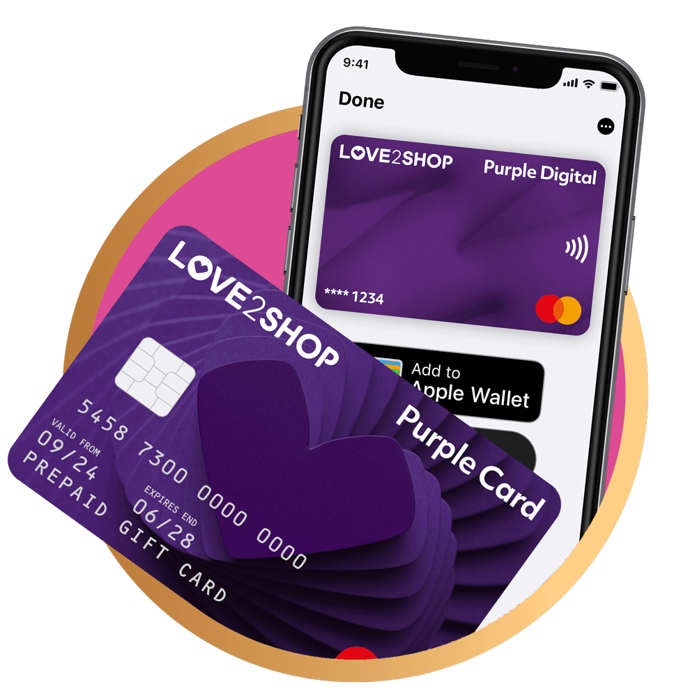 Love2shop Purple Cards