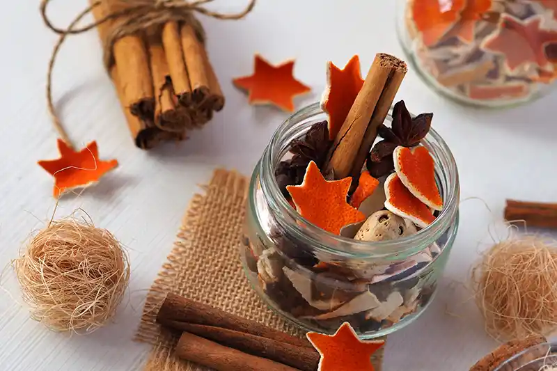 Homemade holiday potpourri