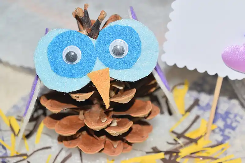 Pinecone owl ornaments Pinecone owl ornaments